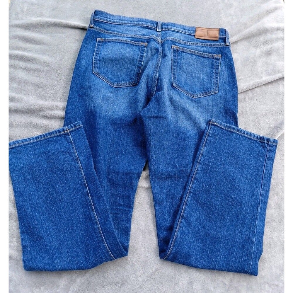 Tommy Hilfiger Denim Jeans Mens Size 36X32 Straight Leg Relaxed Fit Dark Wash